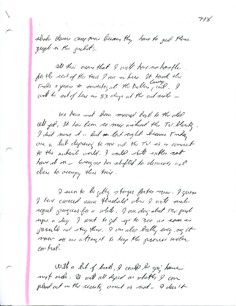 Dr John WorldPeace 2008 Prison Journal